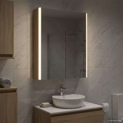 Armoire Miroir de Salle de Bain Chêne Sonoma 628283628283