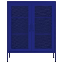 Armoire de rangement Bleu marine 80x35x101,5 cm Acier 628284628284