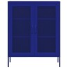 Armoire de rangement Bleu marine 80x35x101,5 cm Acier 628284628284