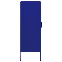 Armoire de rangement Bleu marine 80x35x101,5 cm Acier 628284628284