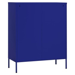 Armoire de rangement Bleu marine 80x35x101,5 cm Acier 628284628284