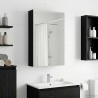 Armoire Miroir de Salle de Bain Chêne noir 30 x 10,5 x 50 cm 628285628285