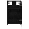 Armoire Miroir de Salle de Bain Chêne noir 30 x 10,5 x 50 cm 628285628285