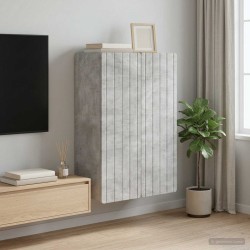 Armoire Murale Gris béton 66 x 34,5 x 92 cm Bois d'ingénierie 628291628291