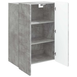Armoire Murale Gris béton 66 x 34,5 x 92 cm Bois d'ingénierie 628291628291
