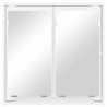 Armoire Miroir de Salle de Bain Blanc 60 x 20 x 60 cm 628292628292