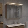 Armoire Miroir de Salle de Bain Chêne artisan 628293628293