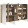 Armoire Miroir de Salle de Bain Chêne artisan 628293628293