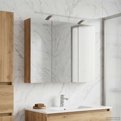 Armoire Miroir de Salle de Bain Chêne artisan 628293628293