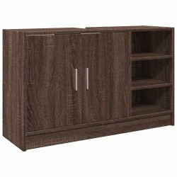 Armoire d'évier chêne marron 90x29x55 cm bois d'ingénierie 628294628294