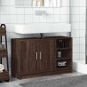 Armoire d'évier chêne marron 90x29x55 cm bois d'ingénierie 628294628294