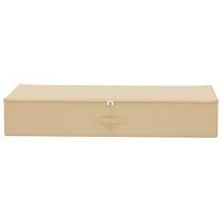 Boîte de rangement 2 pcs Crème 100 x 50 x 18 cm Tissu intissé 628296628296