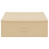Boîte de rangement 2 pcs Crème 100 x 50 x 18 cm Tissu intissé 628296628296