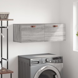 Armoire murale sonoma gris 100x36,5x35 cm bois d'ingénierie 628298628298