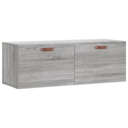 Armoire murale sonoma gris 100x36,5x35 cm bois d'ingénierie 628298628298
