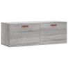 Armoire murale sonoma gris 100x36,5x35 cm bois d'ingénierie 628298628298