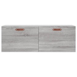 Armoire murale sonoma gris 100x36,5x35 cm bois d'ingénierie 628298628298