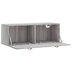 Armoire murale sonoma gris 100x36,5x35 cm bois d'ingénierie 628298628298