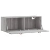 Armoire murale sonoma gris 100x36,5x35 cm bois d'ingénierie 628298628298