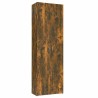 Armoire de bureau Chêne fumé 60x32x190 cm Bois d'ingénierie 628299628299