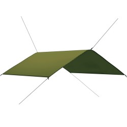 Bâche d'extérieur 4x4 m Vert 628300628300