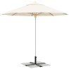 Base de parasol avec cadre croisé Noir Acier 628305628305