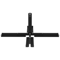 Base de parasol avec cadre croisé Noir Acier 628305628305