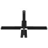 Base de parasol avec cadre croisé Noir Acier 628305628305
