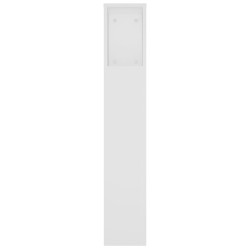 Armoire de tête de lit Blanc 220x18,5x104,5 cm 628307628307