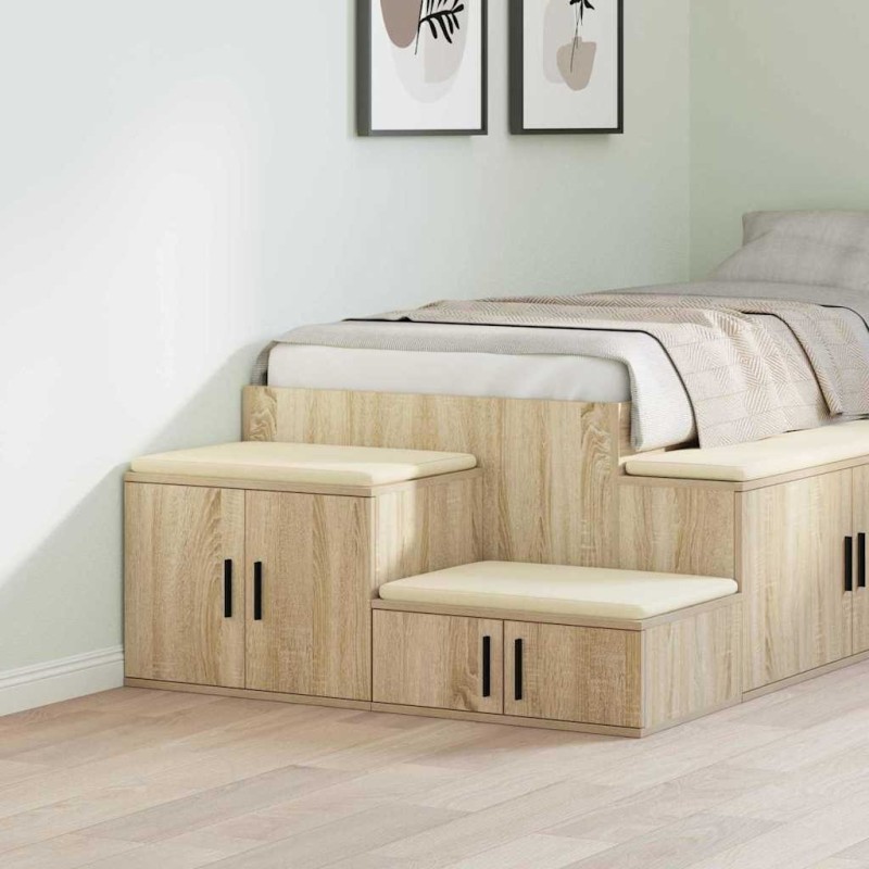 Armoire de rangement 2 pcs Chêne Sonoma 108 x 41 x 40 cm 628311628311
