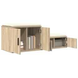Armoire de rangement 2 pcs Chêne Sonoma 108 x 41 x 40 cm 628311628311