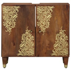 Armoire d'évier avec stockage Marron miel 62 x 33 x 58 cm 628312628312