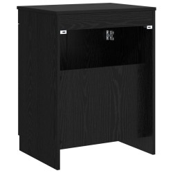 Armoire de salle de bain Noir 54 x 41 x 70 cm Bois d'ingénierie 628313628313