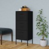 Armoire de rangement Noir 42,5x35x101,5 cm Acier 628314628314