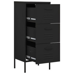 Armoire de rangement Noir 42,5x35x101,5 cm Acier 628314628314