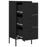Armoire de rangement Noir 42,5x35x101,5 cm Acier 628314628314