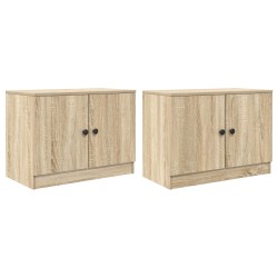 Armoire de rangement pour lit mezzanine 2 pc Chêne Sonoma 628315628315