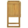Armoire de salle de bain 41x40x75 cm bois de teck solide 628316628316