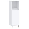 Armoire de salle de bain blanc 30x30x100 cm bois d'ingénierie 628317628317