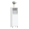 Armoire de salle de bain blanc 30x30x100 cm bois d'ingénierie 628317628317