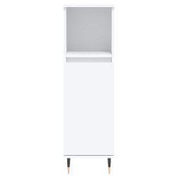 Armoire de salle de bain blanc 30x30x100 cm bois d'ingénierie 628317628317