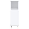 Armoire de salle de bain blanc 30x30x100 cm bois d'ingénierie 628317628317