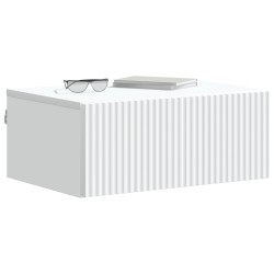 Cabinet de chevet mural 2 pcs Blanc 49 x 34,5 x 20 cm 628322628322