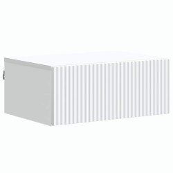 Cabinet de chevet mural 2 pcs Blanc 49 x 34,5 x 20 cm 628322628322