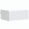 Cabinet de chevet mural 2 pcs Blanc 49 x 34,5 x 20 cm 628322628322