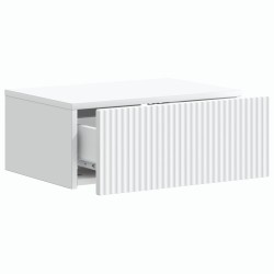 Cabinet de chevet mural 2 pcs Blanc 49 x 34,5 x 20 cm 628322628322