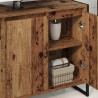 Cabinet de salle de bain avec porte Bois Ancien 90 x 30 x 60 cm 628323628323