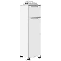 Cabinet de salle de bain avec tiroir Blanc 30,5 x 30 x 101 cm 628324628324