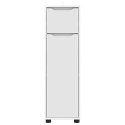 Cabinet de salle de bain avec tiroir Blanc 30,5 x 30 x 101 cm 628324628324