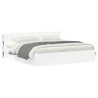 Cabinet de Tête de Lit avec stockage Blanc Bois d'ingénierie 628327628327